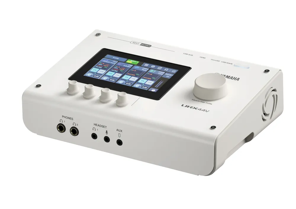 Yamaha URX44V USB-C Audio/Video Interface (Hvid) - Video Version