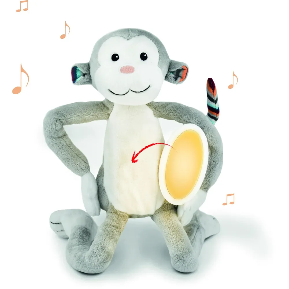Zazu Grey Max Monkey Nightlight
