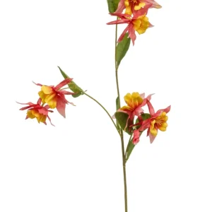 Kunstig Akeleie Stilk Flamme 85cm
