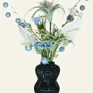 Kunstig Blomsterbukett Frosty 60 cm