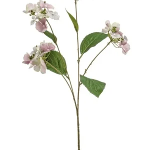 Kunstig Hortensia 4xgren Lyslilla 68cm
