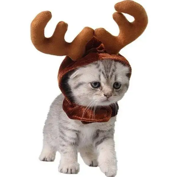 Christmas Reindeer Cat Hat Unik design og eksepsjonell kvalitet
