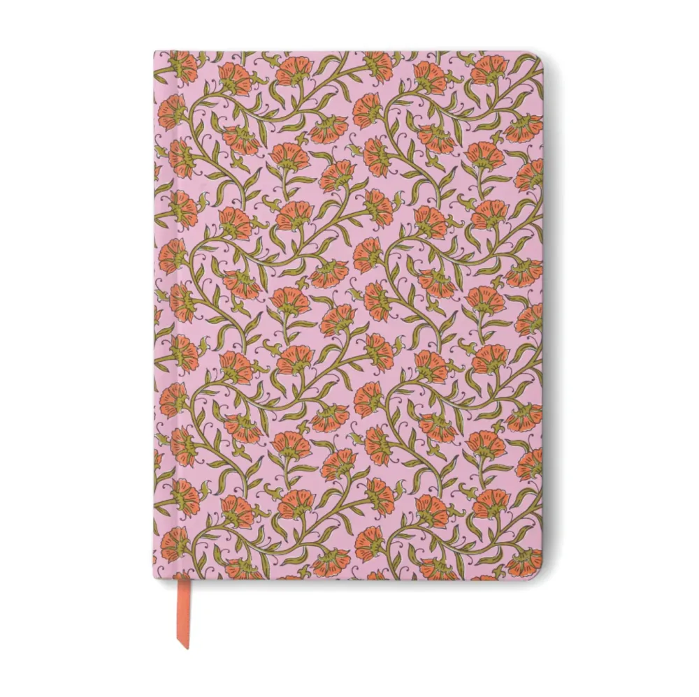 Notatbok Pink Vintage Floral