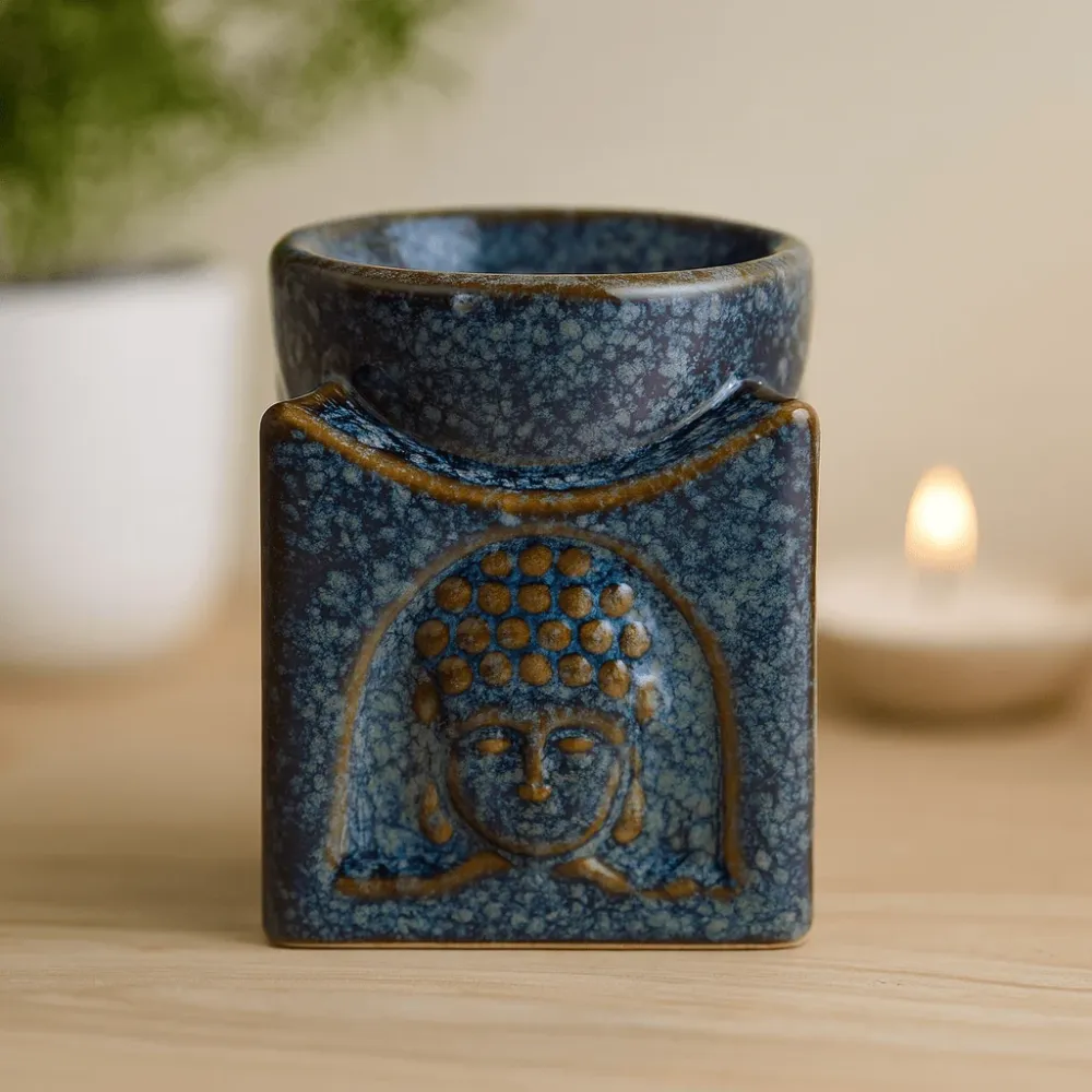 Buddha Duftolje Brenner, Støvete Blå