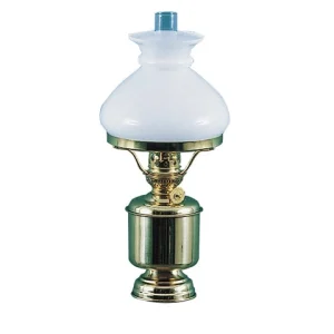 DHR, 8817 O/O bordlampe, messing med opalglass, 230V E14, 40W