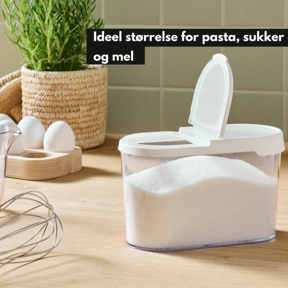 4-pk SmartStore Flip oppbevaringsboks med lokk
