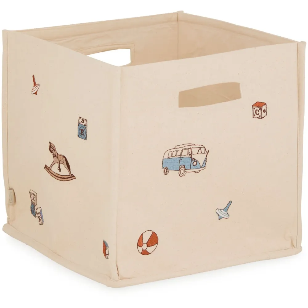 Cam Cam Copenhagen Vintage Toys Canvas Oppbevaring Kurv