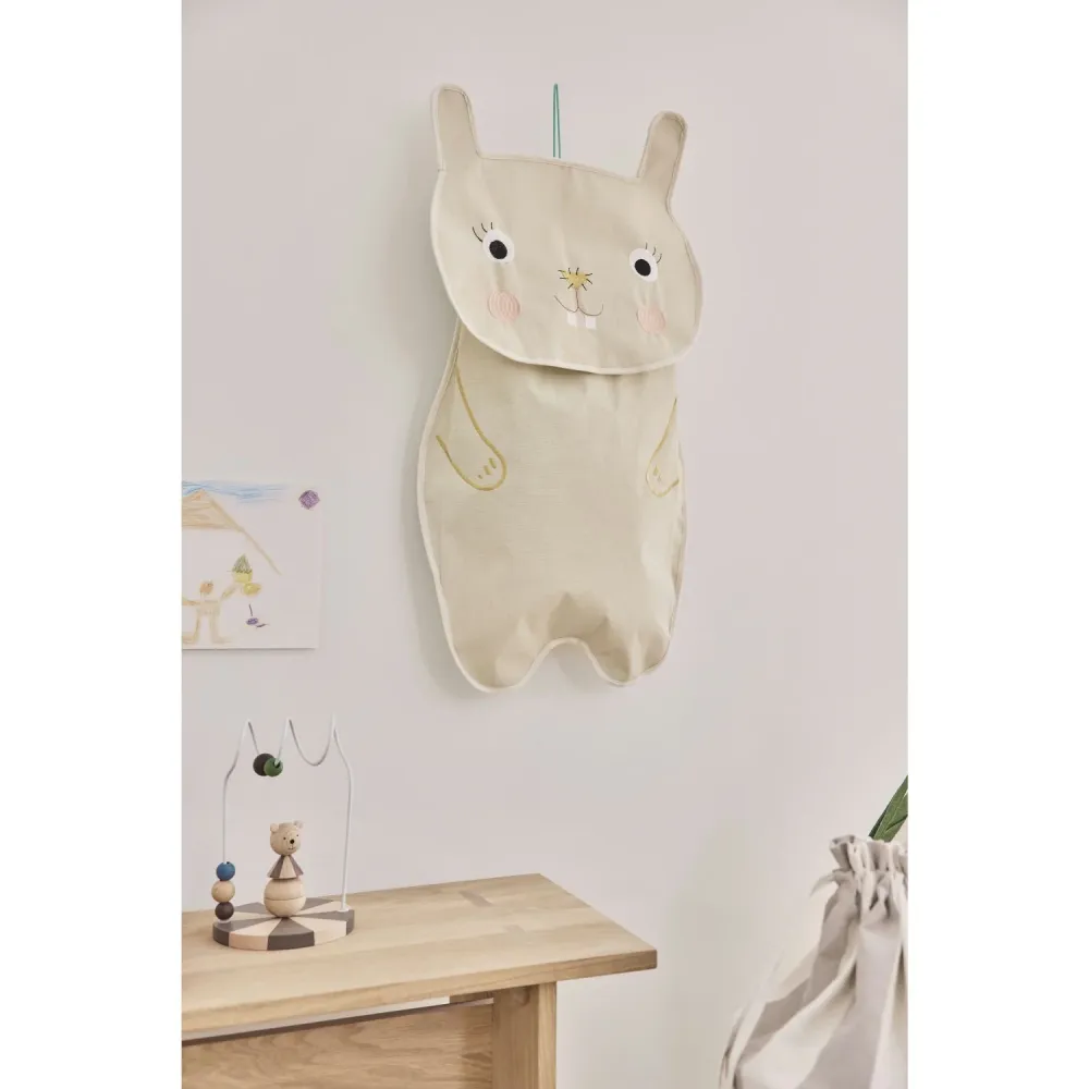 OYOY Clay Darling Rabbit Wall Oppbevaring