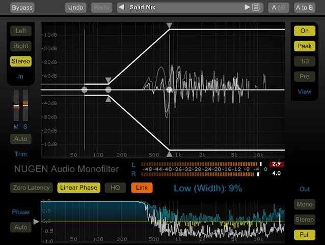 NUGEN Monofilter > Monofilter V4 UPG