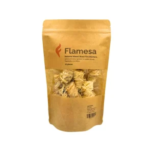 Opptenningsull pelletovner - (25 stk) | Flamesa®