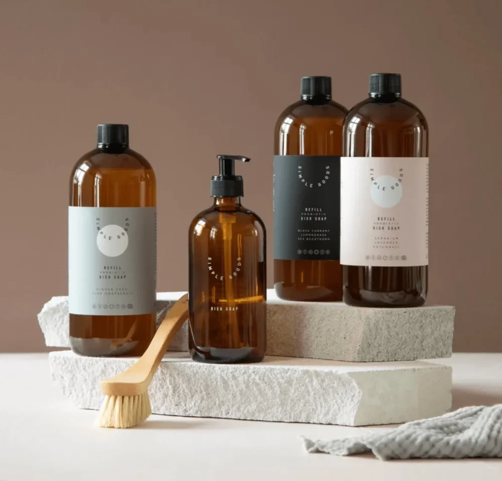 Oppvasksåpe Lemongrass/Black Currant 450 ml – Simple Goods