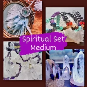 Nytt 2023 5 deler Spiritual Crystal Set, Medium