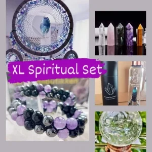 Nytt 2023 6 deler Spirituall Crystal Sett, XLarge