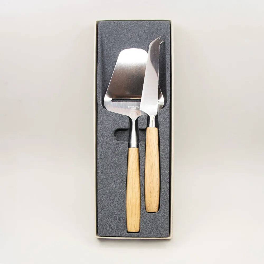 Ostesett Universal Ostehøvel/Kniv Eik