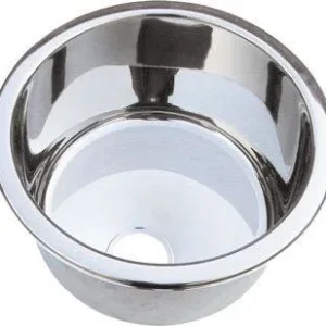 Barka, Pantry-vask, Rustfritt stål, 180 mm dybde, Ø 390 mm flens, 360 mm hullstørrelse