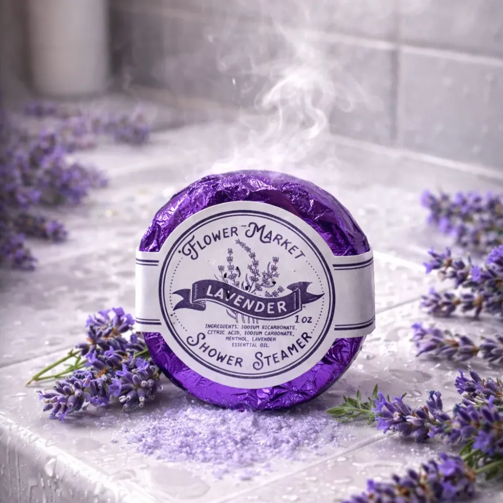 Dusjsteamere aromaterapi – lavendel