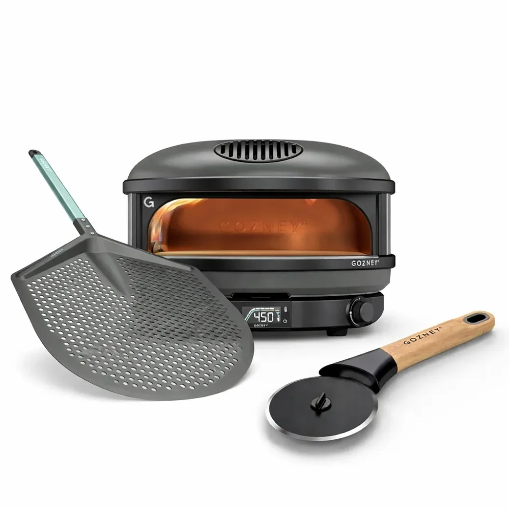 Gozney Arc Sort pizzapakke – pizzaovn, Pro pizzaspade L og pizzahjul