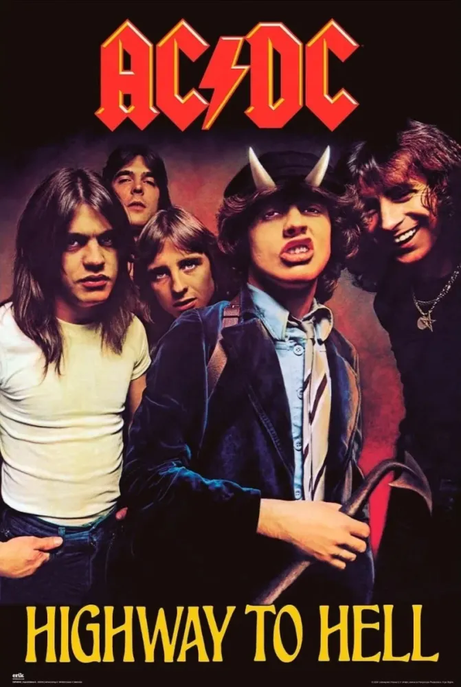 AC/DC Plakat Highway to Hell