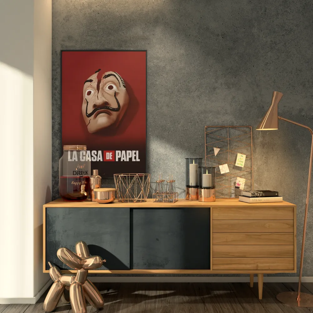 La Casa De Papel Plakat Broken Mask