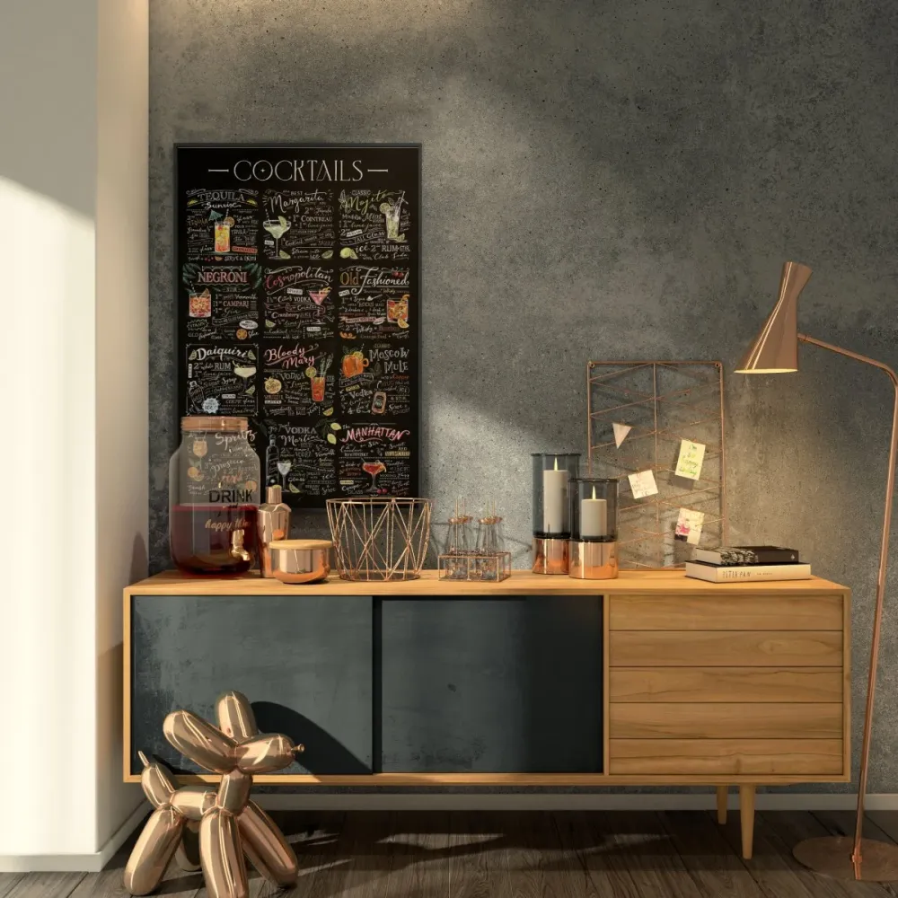 Cocktail Drinker Oppskrifter Plakat