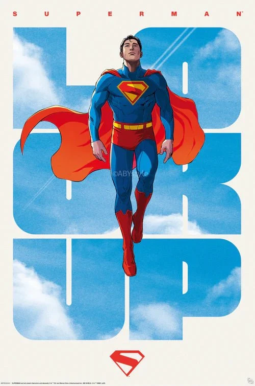 DC Comic's Superman Plakat Look Up