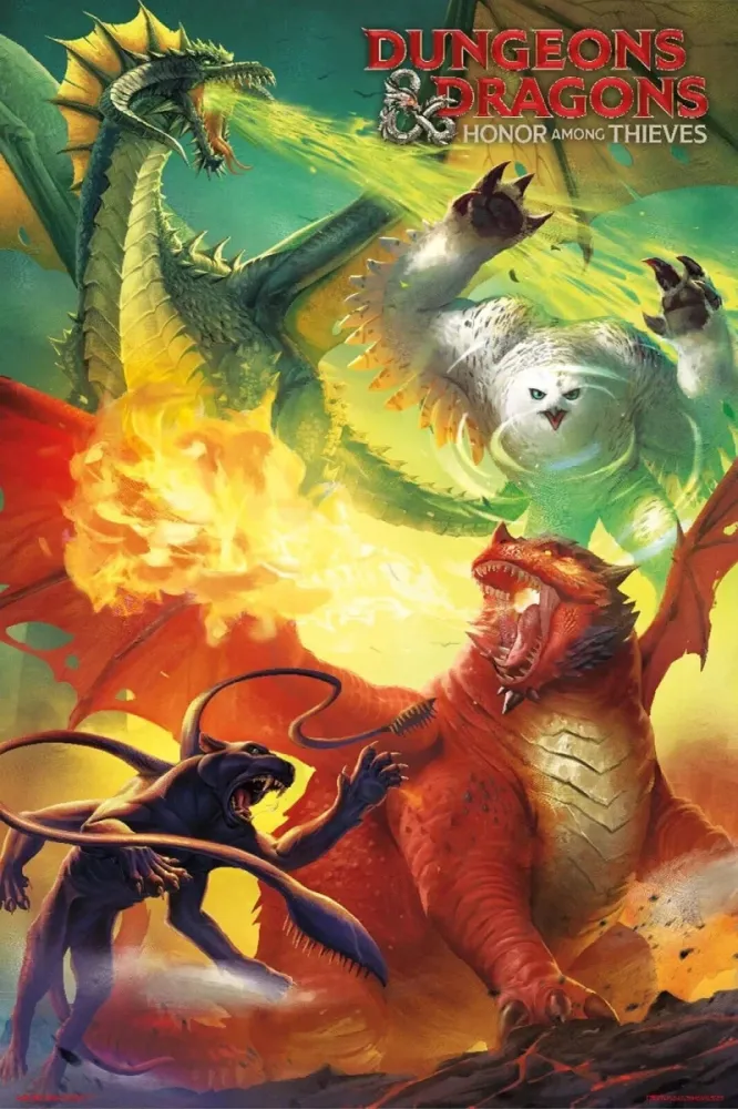 Dungeons and Dragons Plakat Honor Among Thieves