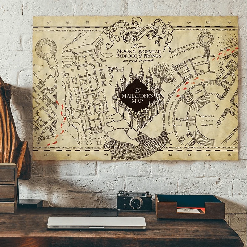Harry Potter Plakat Marauders Map 66 x 46 cm