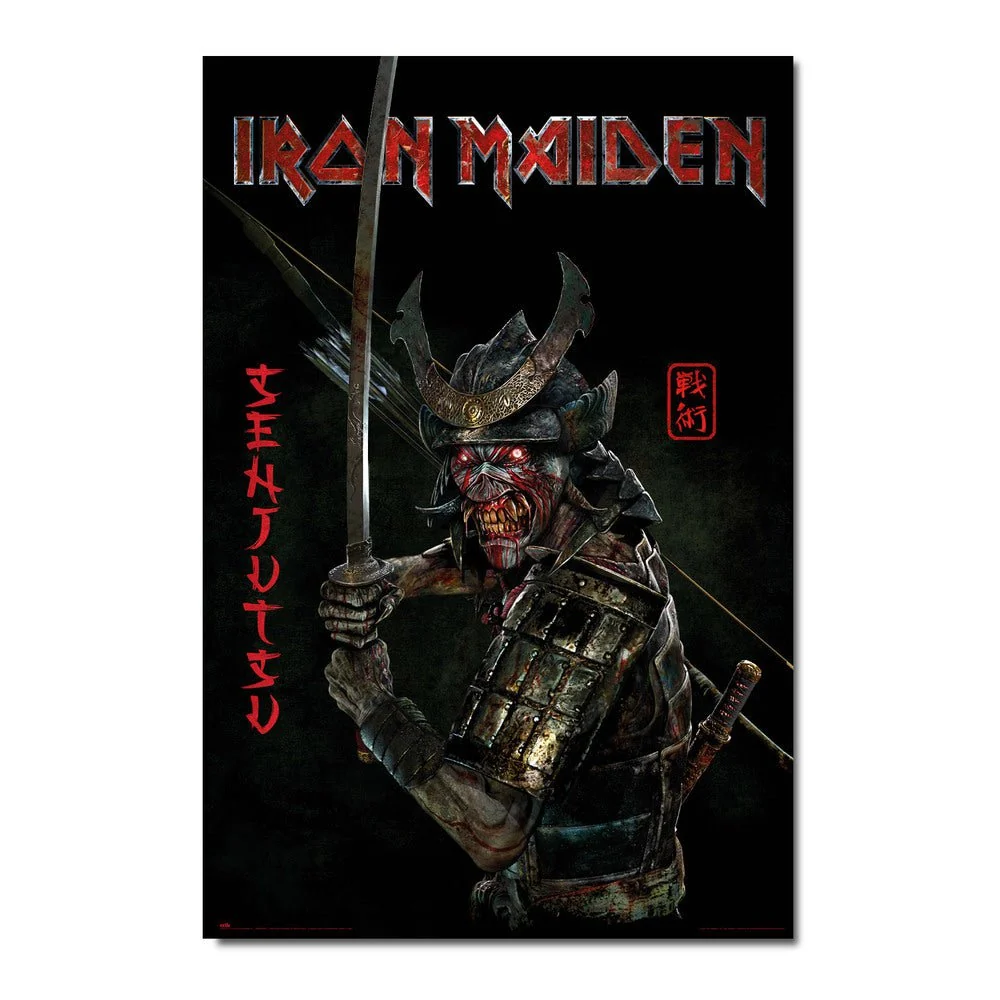 Iron Maiden Plakat Senjutsu