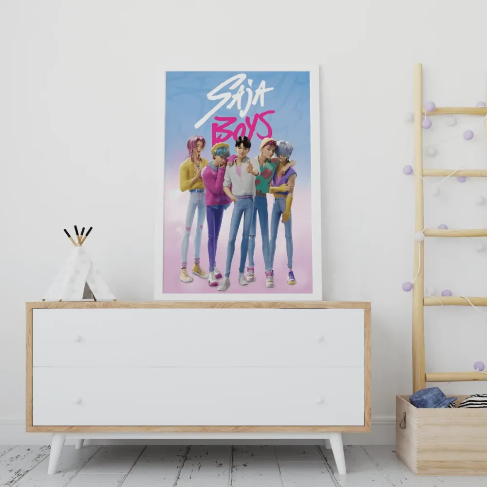 K-POP Demon Hunters Plakat Saja Boys