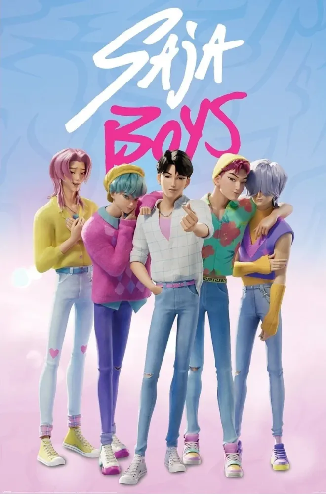 K-POP Demon Hunters Plakat Saja Boys