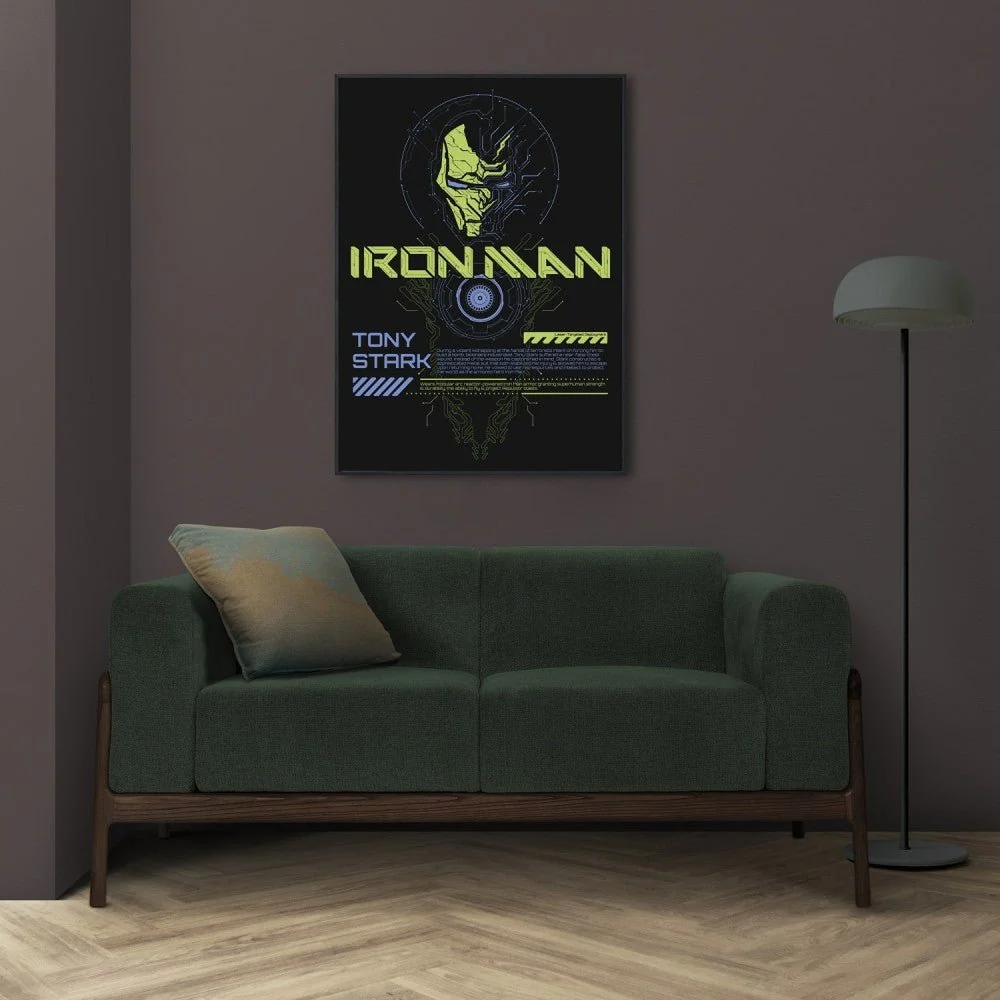 Marvel's Iron Man Selvlysende plakat