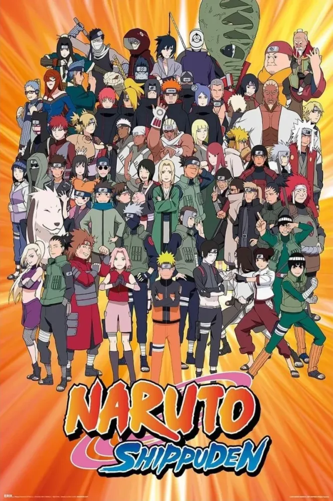 Naruto Plakat Characters