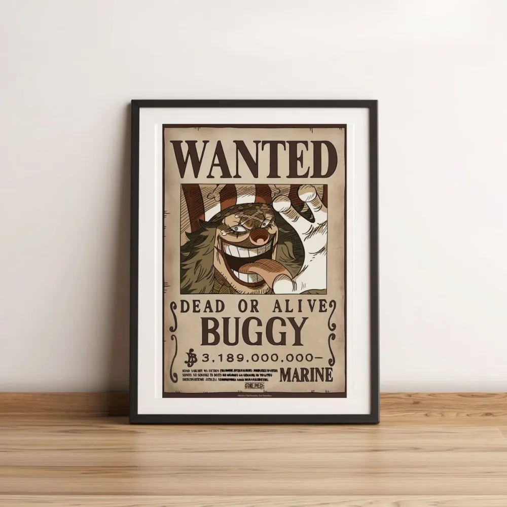 One Piece Plakat 52 x 38 cm Wanted Buggy Wano