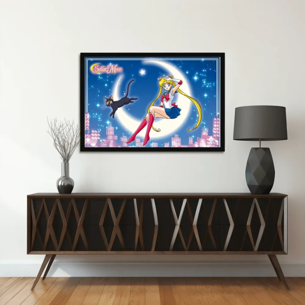 Sailor Moon Plakat Luna