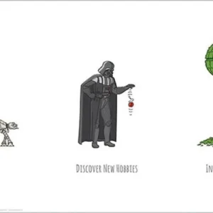 Star Wars Plakat Vader's Boredom 30 x 60 cm