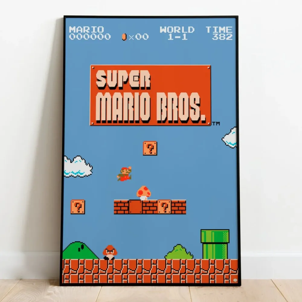 Super Mario Plakat World 1-1