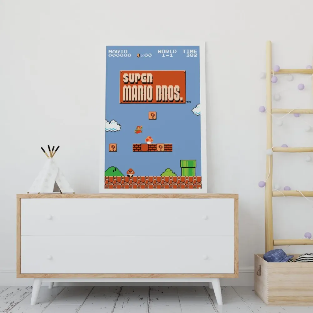 Super Mario Plakat World 1-1