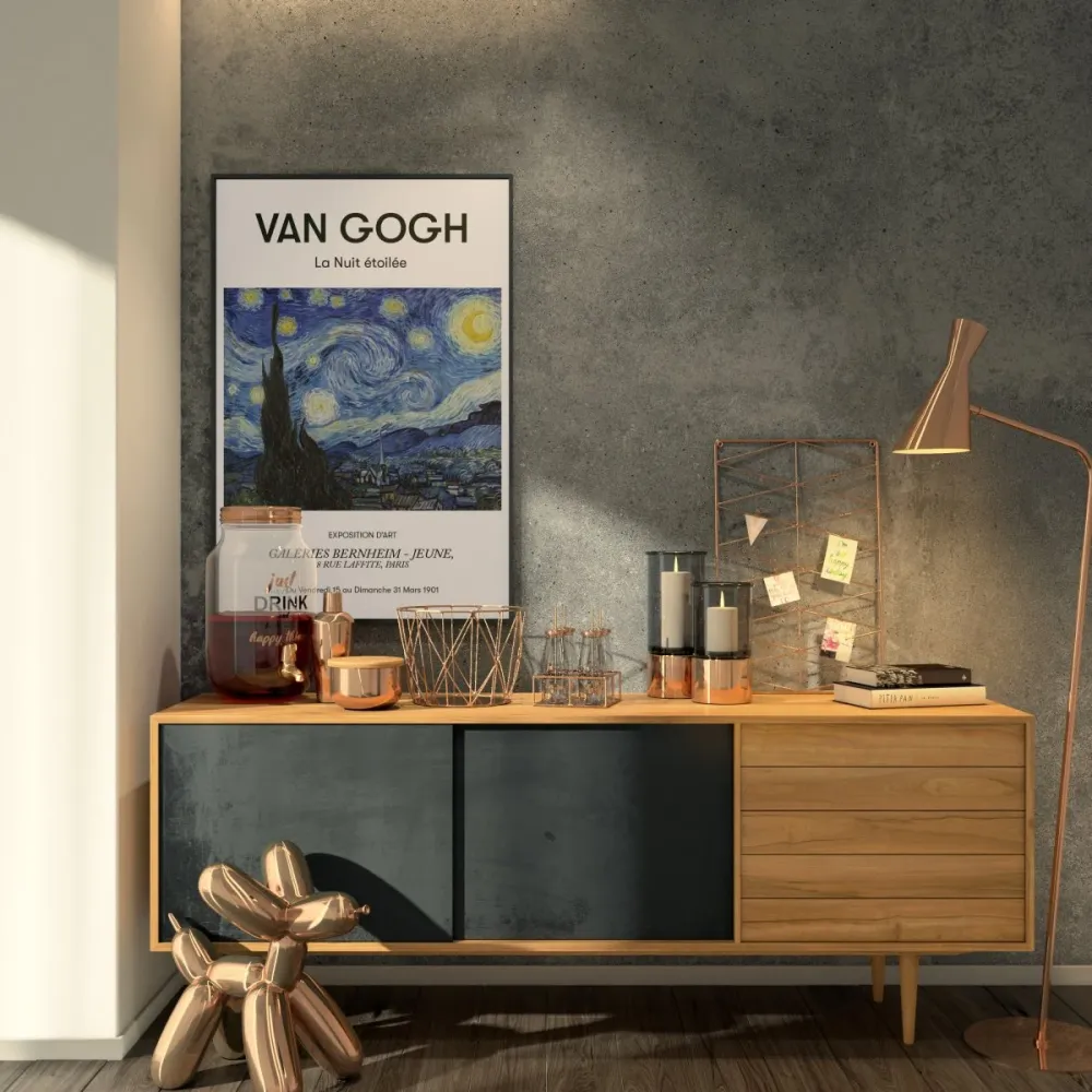 Van Gogh Stjernenatt Plakat