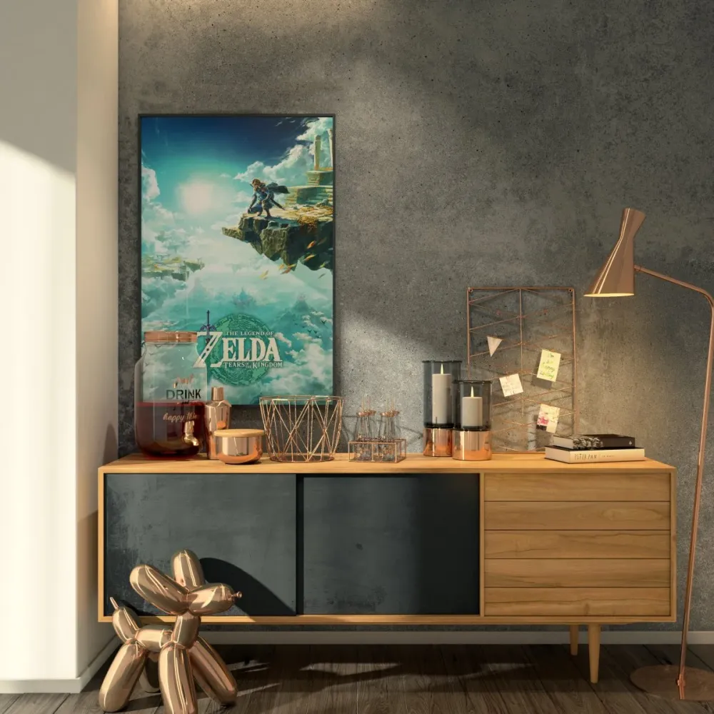Zelda Plakat Tears Kingdom Hyrule Skies