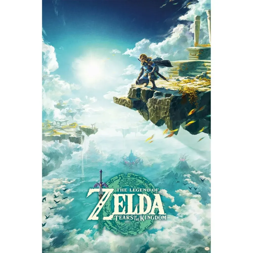 Zelda Plakat Tears Kingdom Hyrule Skies