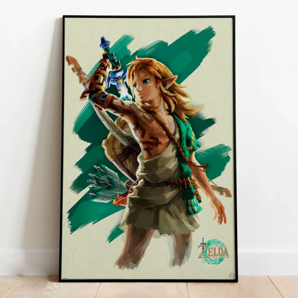 Zelda Plakat Tears Kingdom Link Unleashed