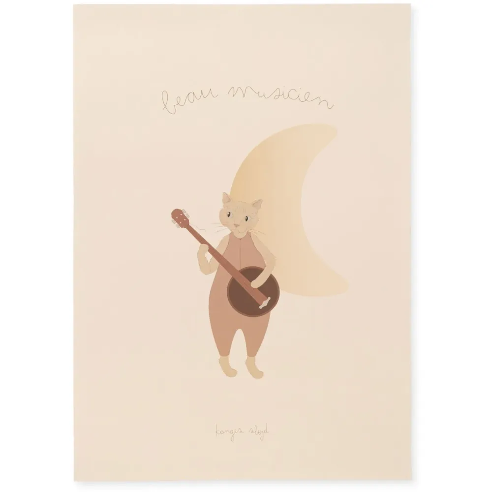 Konges Sløjd Belle Musicien Plakat