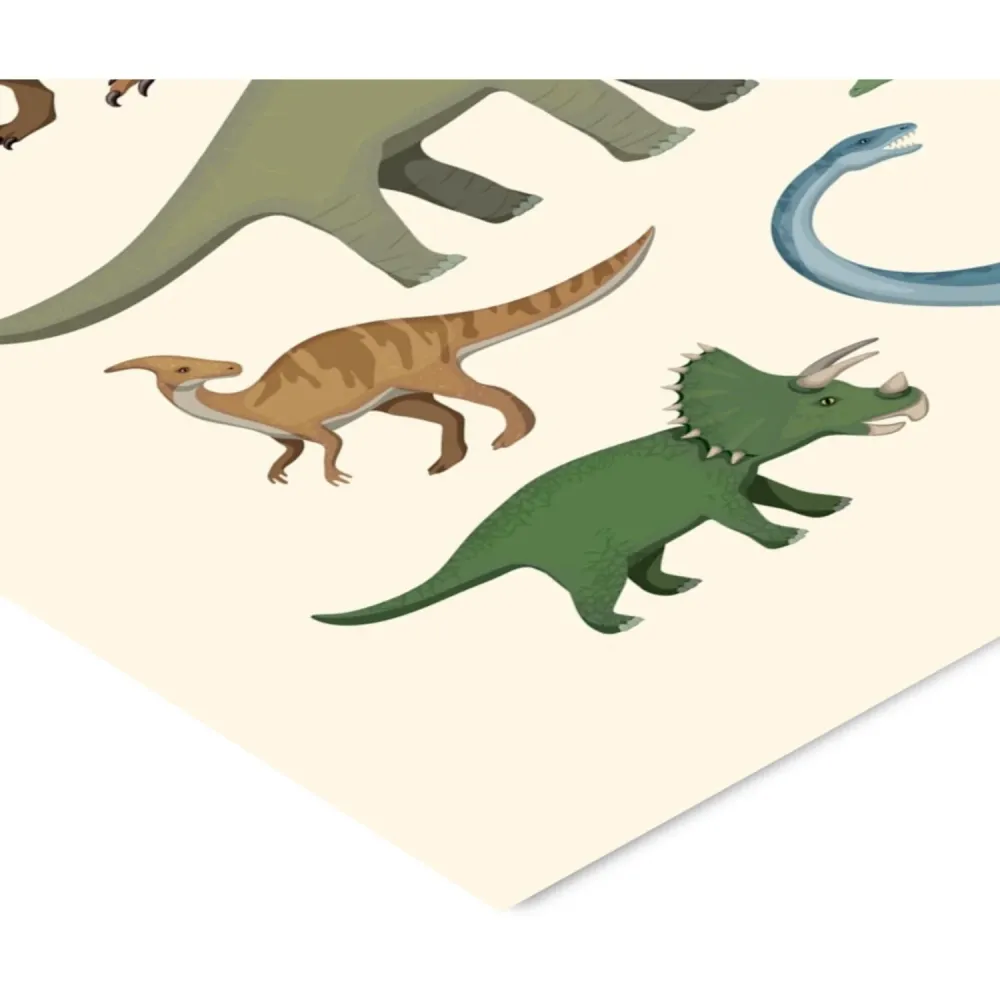 Poster & Frame Citatplakat - Dinosaurer – Børneplakat