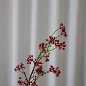 Artificial Berry Branch Red