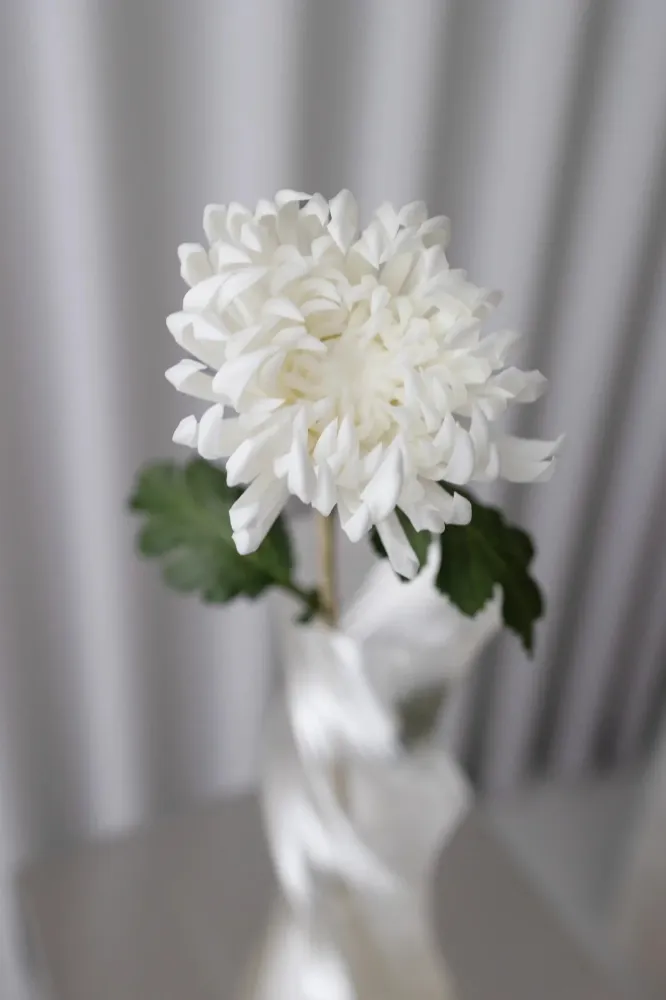 Artificial Cactus Dahlia hvit