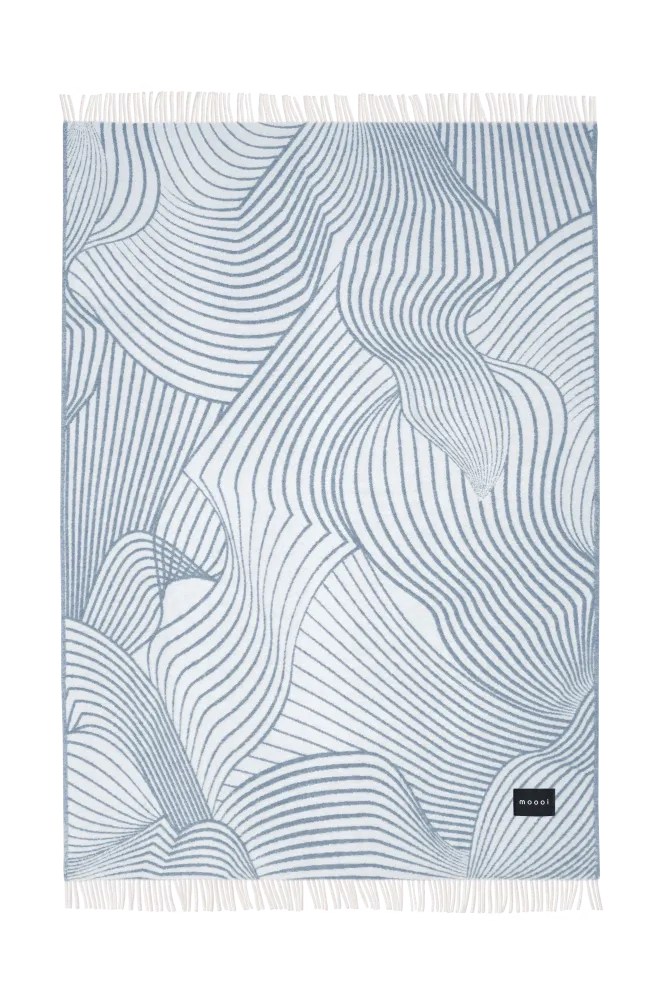 Moooi Techno Bee ullpledd Denim cream