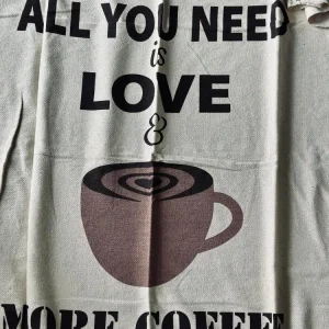 Plaid recycling bomull - Coffee