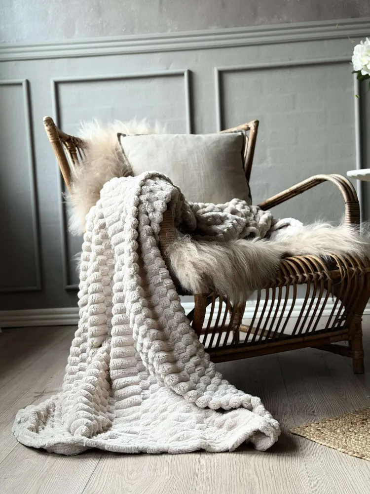 Plaid SUPER SOFT - Sand