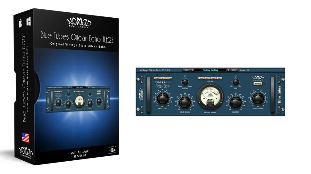 Blue Tubes Oilcan Echo TLE2S
