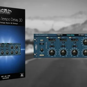 Blue Tubes Tempo Delay 3D